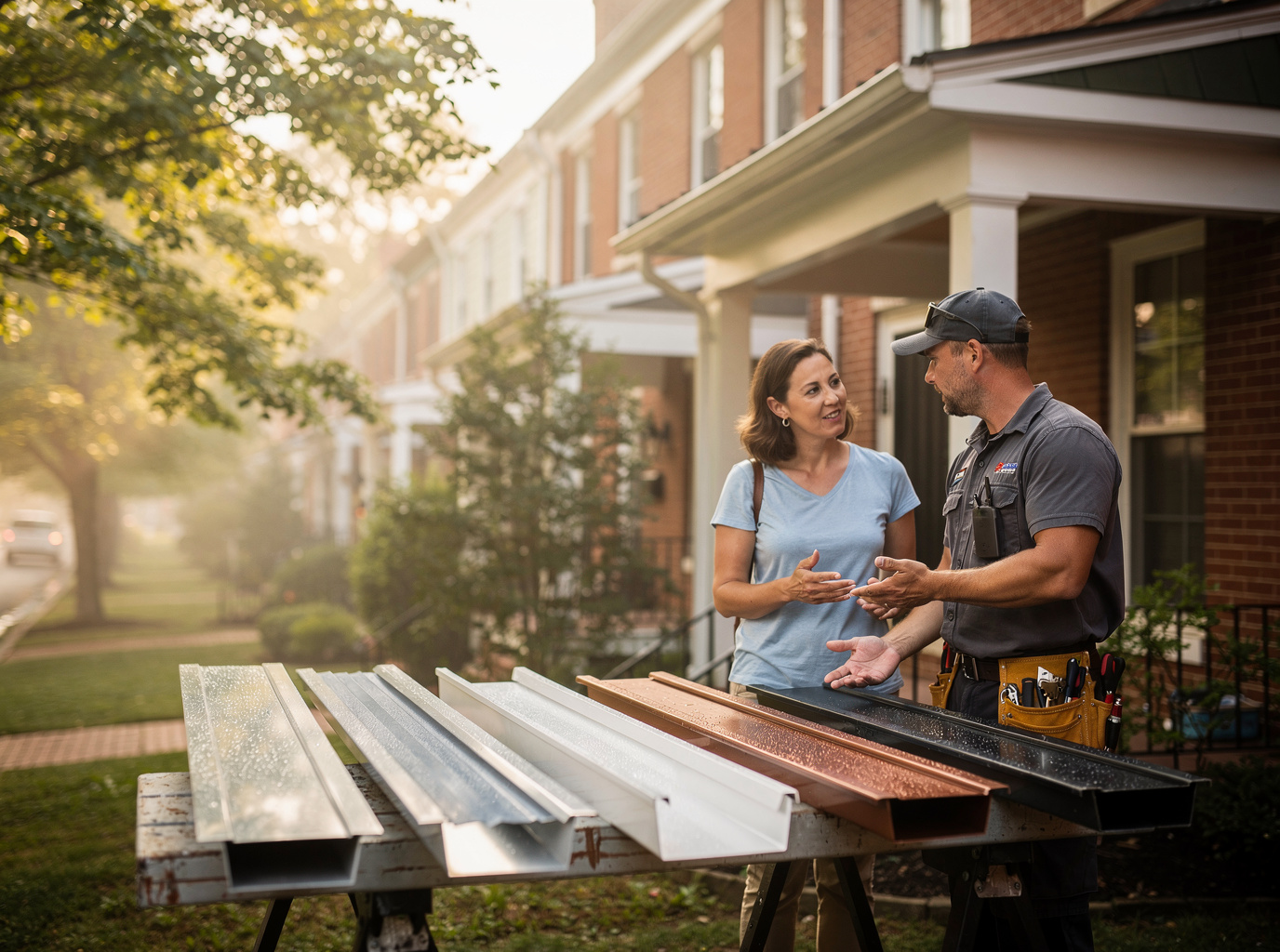 Choosing Gutter Materials for Humid DC Summers